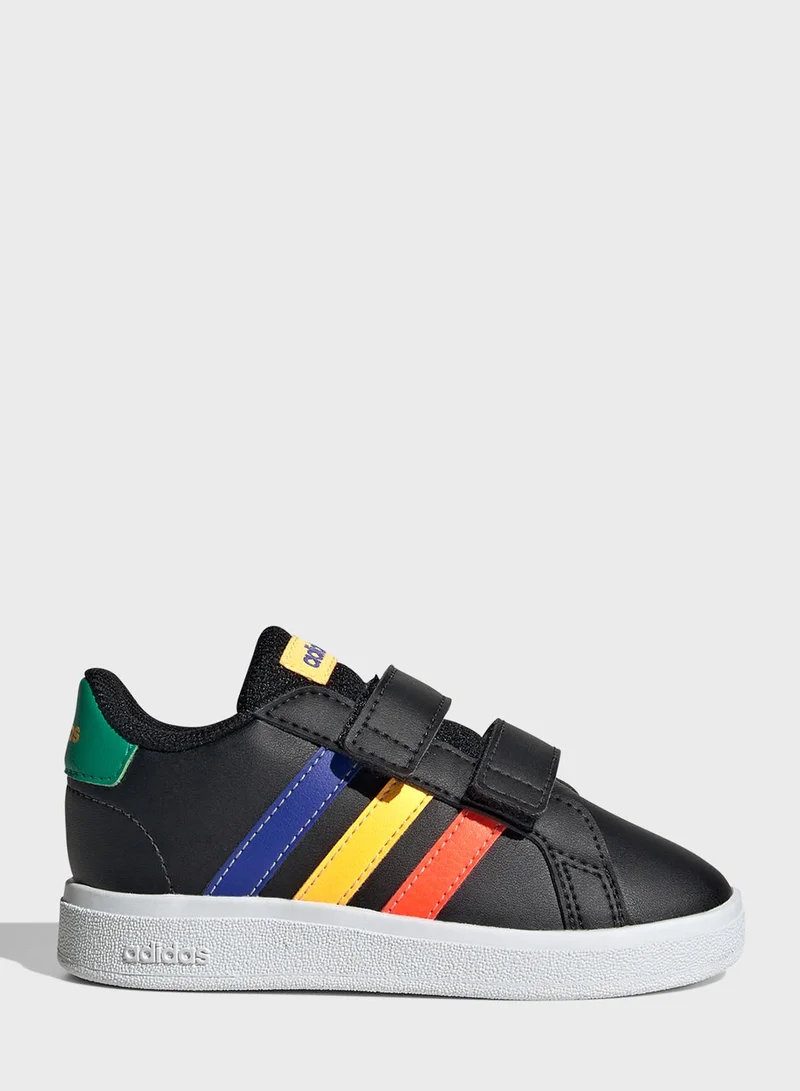 Adidas Grand Court Lifestyle Hook And Loop Shoes