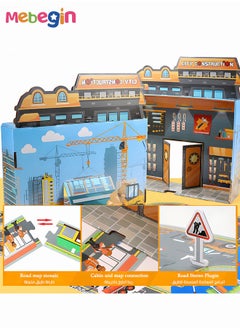 MEBEGIN Construction Vehicle Toys With Play Mat For Kids  Disassembly And Assembly Of Track Toy Car Perfect Toy Cars Party Supplies  - Image 2