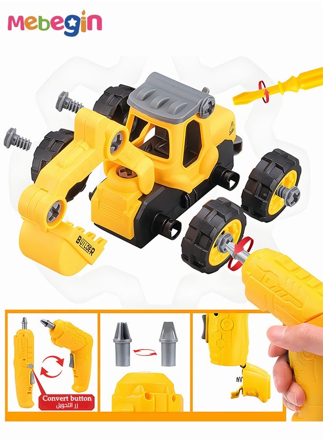 MEBEGIN Construction Vehicle Toys With Play Mat For Kids  Disassembly And Assembly Of Track Toy Car Perfect Toy Cars Party Supplies  - Image 3