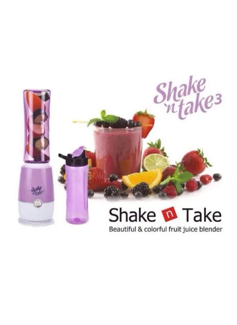 Shake 'n' Take Smoothie Maker & Juice Mini Blender – 400ml Portable Personal Blender for Shakes, Smoothies & Juices