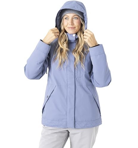 Roxy Women's Billie Jacket – 10K Waterproof Snow Jacket, Tailored Fit, PFAS-Free, Insulated, Wild Wind, Large - Image 5