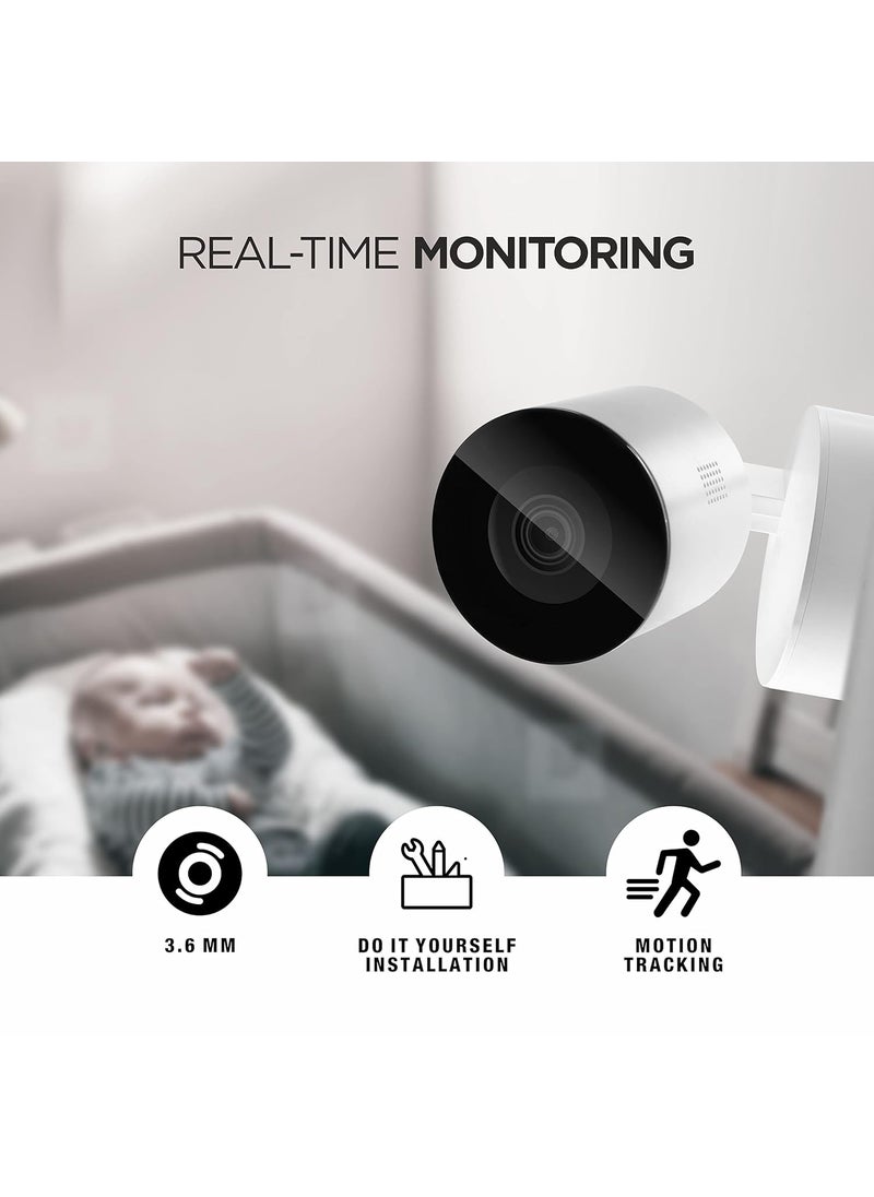 Ozone OZ- Life-PC-01 Smart PTZ Indoor 2 MP Wi-Fi Camera | Full HD Camera with 360° | Motion Detection | Cloud & Sd Card Support upto 128 GB | 2 ways Audio Talk | Smart Access with Alexa & Google