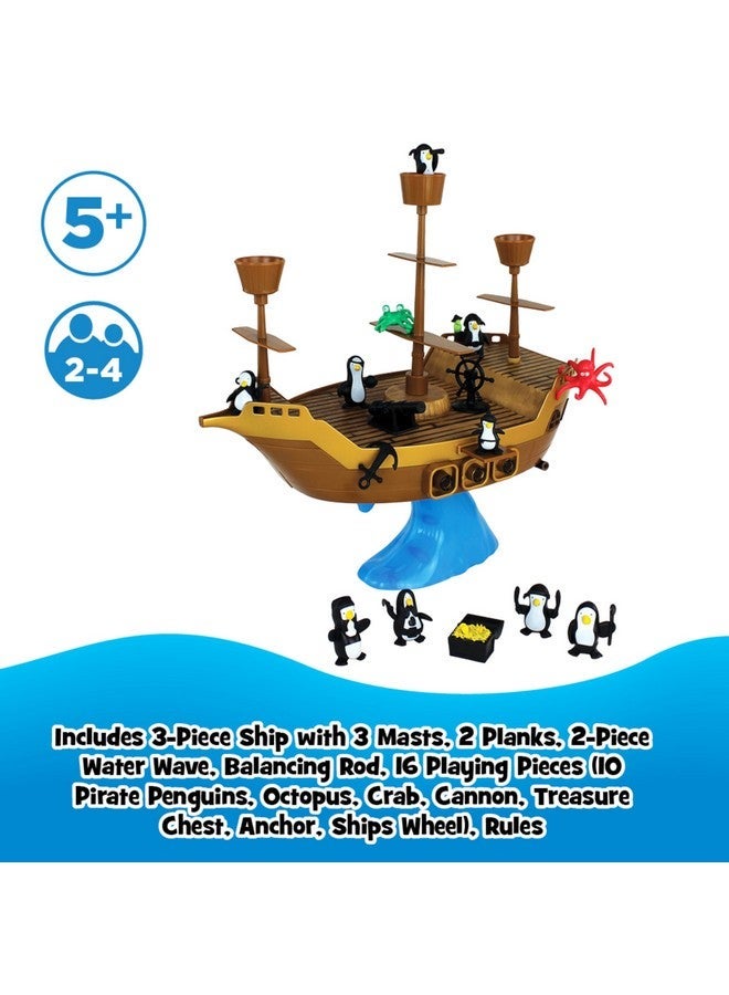 PlayMonster Donâ€™T Rock The Boat Board Game - Kids Games, Family Games For Kids And Adults, Board Games For Family Night, Multi-Player Board Games, Builds Hand & Eye Coordination, Balancing Toy, Ages 5+ - Image 2