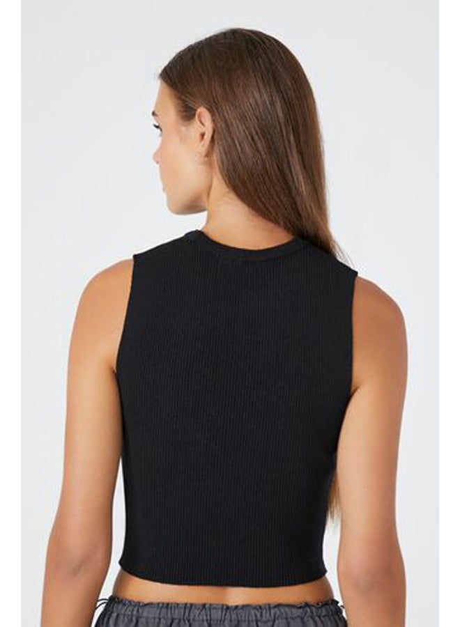 FOREVER 21 Sweater-Knit Cropped Tank Top - Image 3