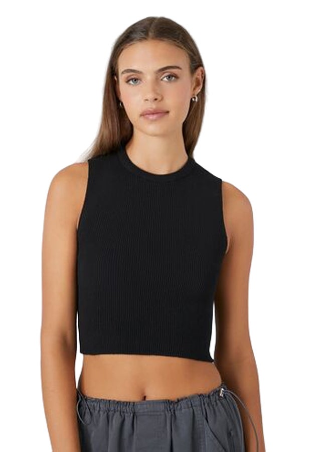 FOREVER 21 Sweater-Knit Cropped Tank Top - Image 1