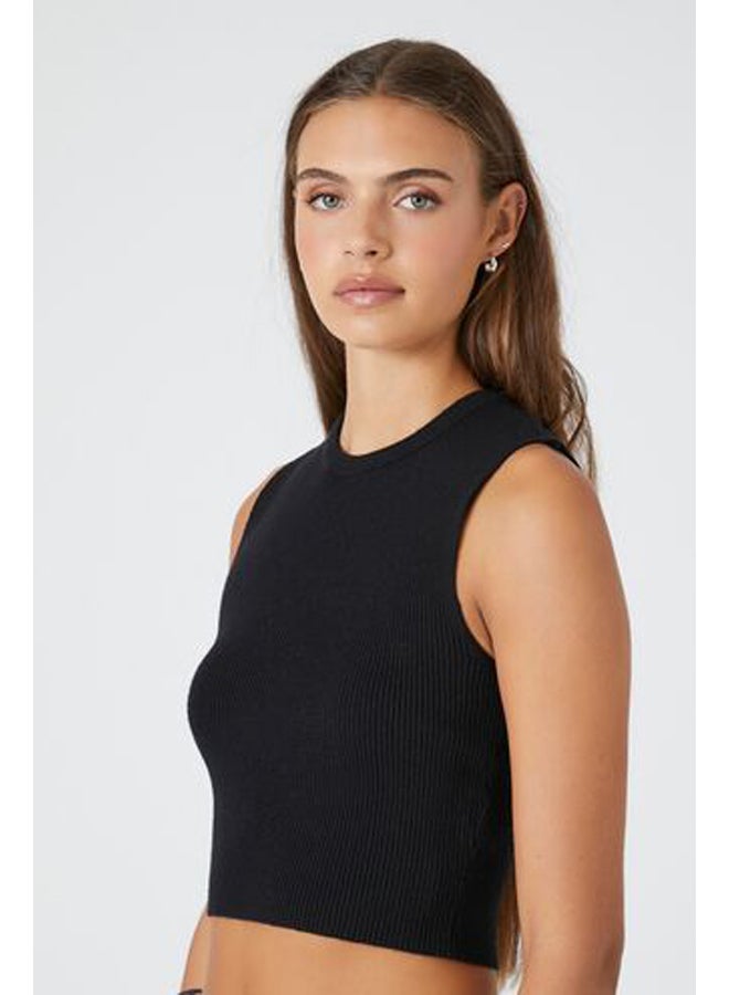 FOREVER 21 Sweater-Knit Cropped Tank Top - Image 2