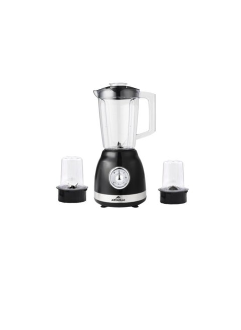 خلاط ارماديللو 400 وات 2 مطحنة, ARM-SDA-BLD-BK-0007 - أسود