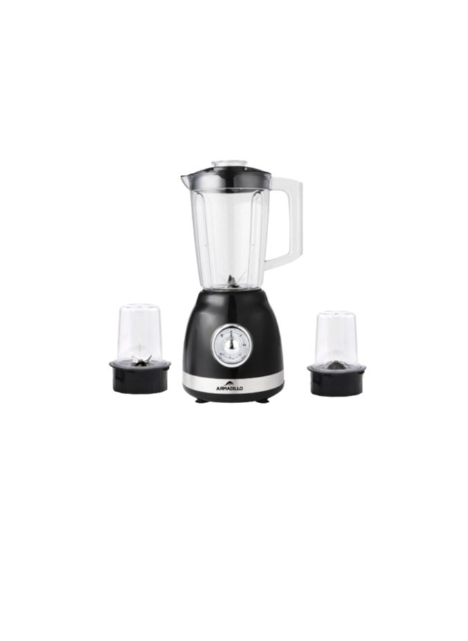 خلاط ارماديللو 400 وات 2 مطحنة, ARM-SDA-BLD-BK-0007 - أسود