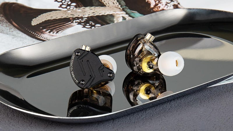 Kinboofi Adjustable build KZ ZS10 Pro X IEM Earphones,in Ear Monitor,HiFi KZ Metal Wired Headphones with 4BA 1DD Hybrid Driver,Wired Earbuds with Detachable 0.75mm 2 pins Cable for Computer Gaming Audiophiles(Dark,No Mic) Stackable design - Image 4