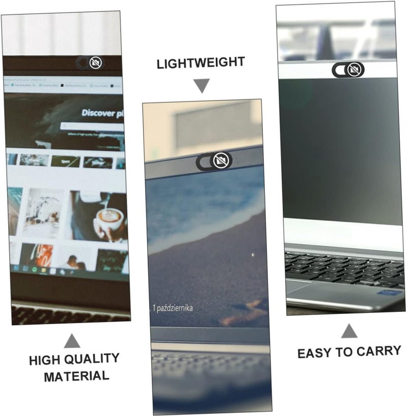 3pcs Ultra-Thin Webcam Cover Slide for Laptop Unique Privacy Stop Taking Picture Pattern Easy to Install Camera Cover for Computer Tablet and Mobile Devices - Image 4