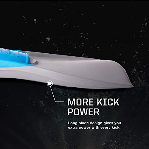 Speedo Unisex-Adult Swim Training Fins Rubber Long Blade - Image 5