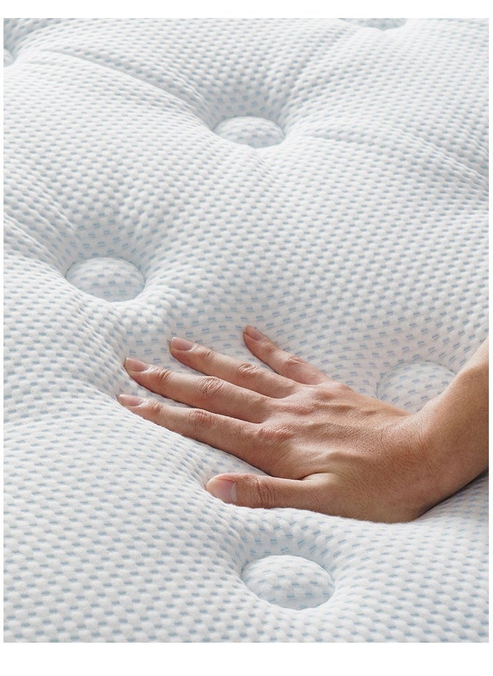 Zinus مرتبة هجين لدعم الراحة والتبريد، كوين (مواصفات أمريكية)، خالية من الألياف الزجاجية، متوسطة النعومة، عزل حركة التبريد، رغوات وأقمشة معتمدة وآمنة، مرتبة في صندوق (152.4 × 203.2 × 30.5 سم) - Image 5