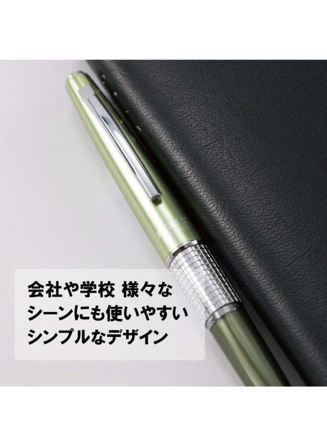 Pentel Sharp Kerry Mechanical Pencil - 0.5 mm - Olive Green Body (P1035-KD) - Image 2