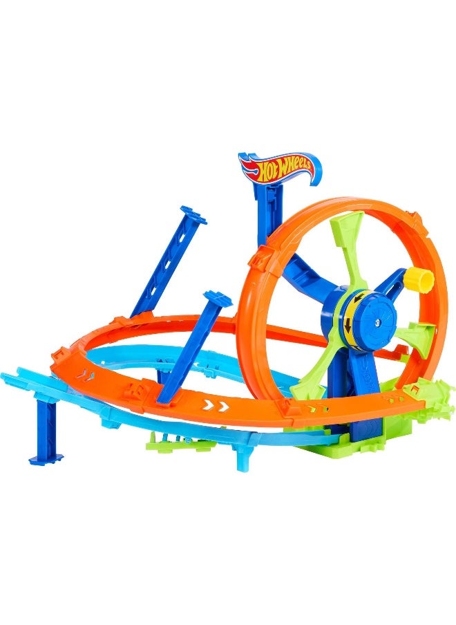 Hot Wheels Rapid Launch & Loop Action Turbine Challenge Playset