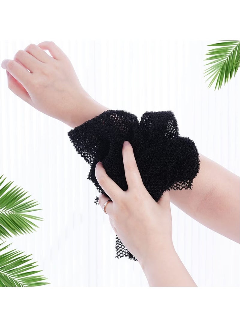 2 Piece African Net Bath Sponge African Exfoliating Long Body Scrubber Tight Weave Beauty Skin Smoother Tower Bath Cloth Porous Stretches Back Washcloths For Daily Use Or Stocking Stuffer - Image 4