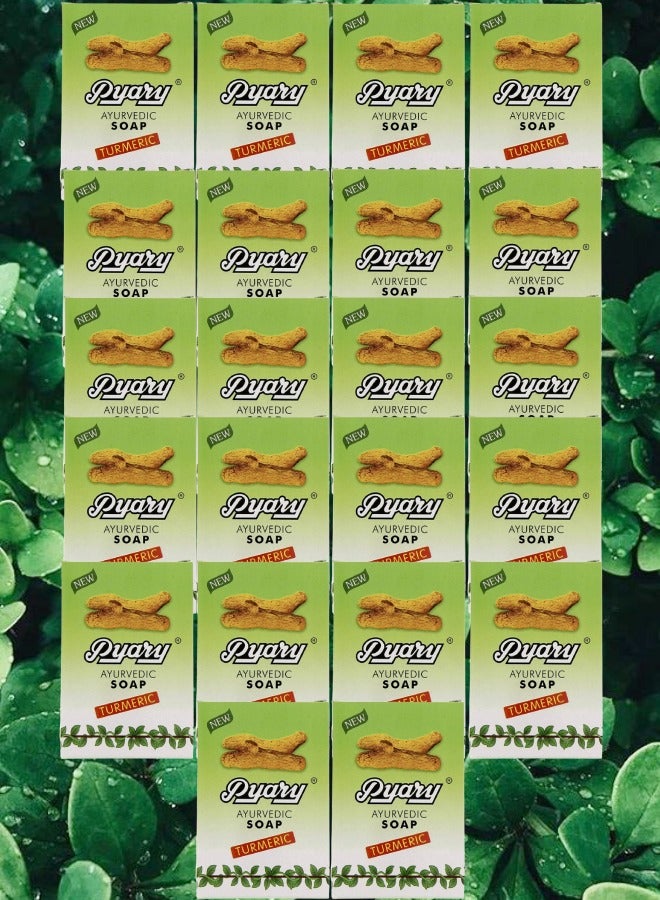 بياري 22 قطع صابون آيورفيدي كركم