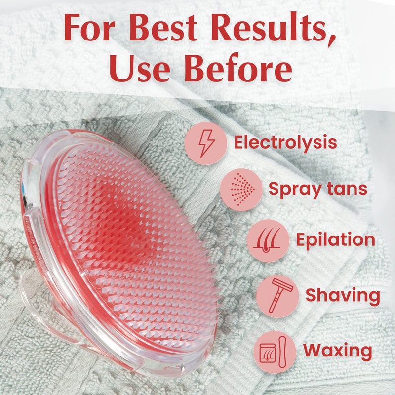 Dylonic Exfoliating Brush to Treat and Prevent Razor Bumps and Ingrown Hairs - Eliminate Shaving Irritation for Face, Armpit, Legs, Neck, Bikini Line - Silky Smooth Skin Solution for Men and Women, Dylonic™ - Image 5