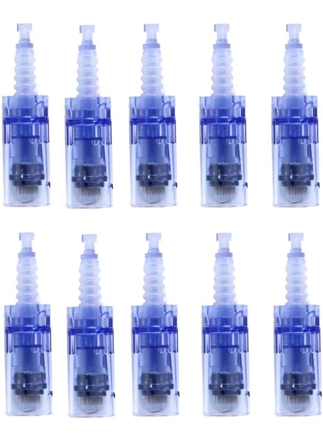 10-Piece Replaceable Cartridges Skin Derma Needles for Microneedling Pen 36 Pin Cartridge Blue 14.5 x 4.5 x 9.5cm - Image 3
