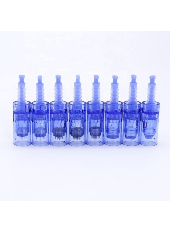 10-Piece Replaceable Cartridges Skin Derma Needles for Microneedling Pen 36 Pin Cartridge Blue 14.5 x 4.5 x 9.5cm - Image 4