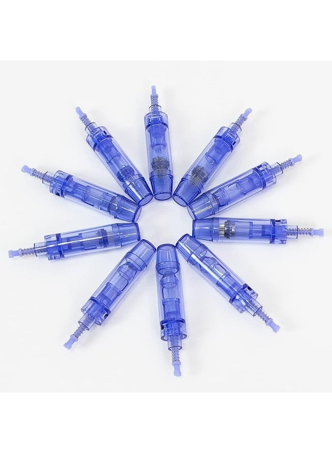 10-Piece Replaceable Cartridges Skin Derma Needles for Microneedling Pen 36 Pin Cartridge Blue 14.5 x 4.5 x 9.5cm - Image 1
