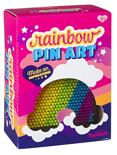 Toysmith Colorful Rainbow Pin Art Girls Boys Room Decor Desk Toy - Image 1