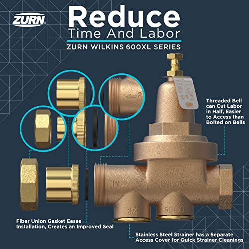 Zurn Wilkins 1-600XL 1" 600XL Pressure Reducing Valve - Image 5