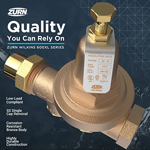 Zurn Wilkins 1-600XL 1" 600XL Pressure Reducing Valve - Image 4