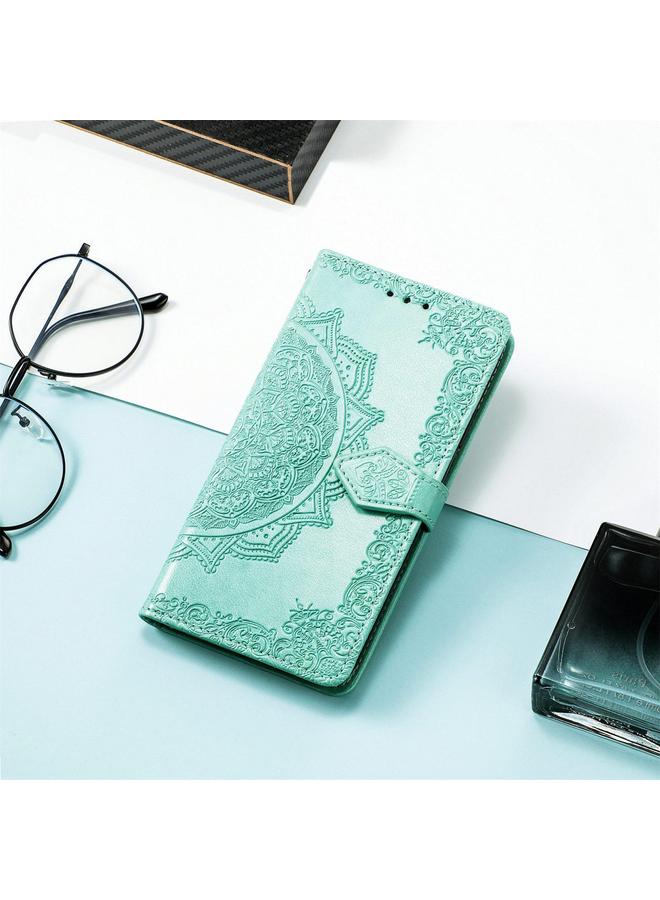 S-TOP Case For Honor 400 Lite Mandala Flower Embossed Leather Phone Case - Image 5