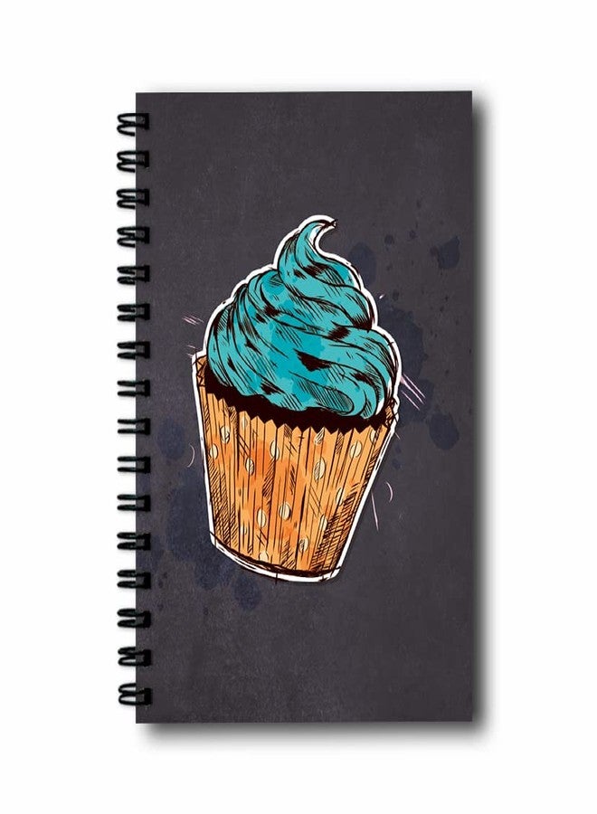 VPRINT QUALITY (Sweet Food) Themed Wire-Bound Notebook With Unruled Pages Eco-Friendly Diary For Personal Notes Simple Blank Notepad For Calligraphy and Hand-Lettering Unlined Memo Pad For Note-Taking Compact Sketchbook For Travel Sketches - 100 GSM - 160 Pages - (Size A5) - Image 1