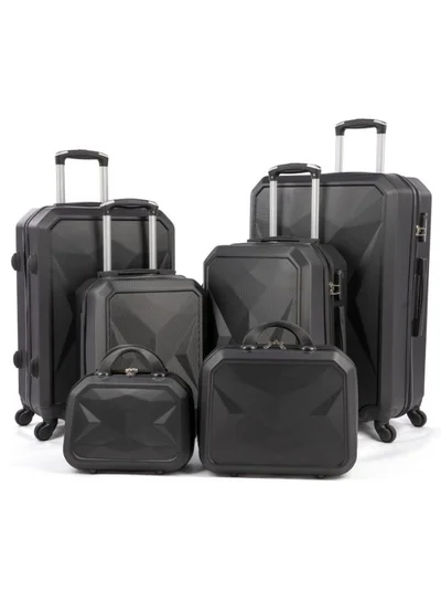 LIMRA Travel bags 6-Piece Trolley Bags Luggage Set black