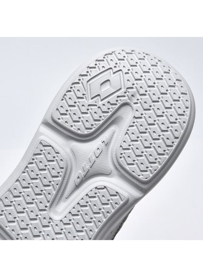 Lotto Men's Spring Mesh Running Shoes Cushioning Rebound Casual Jogging Sports Shoes 8837 Gray Size 40 - Image 2