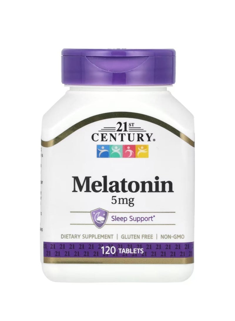 القرن الحادي والعشرون ميلاتونين 5 ملغ 120 قرصًا - Image 1