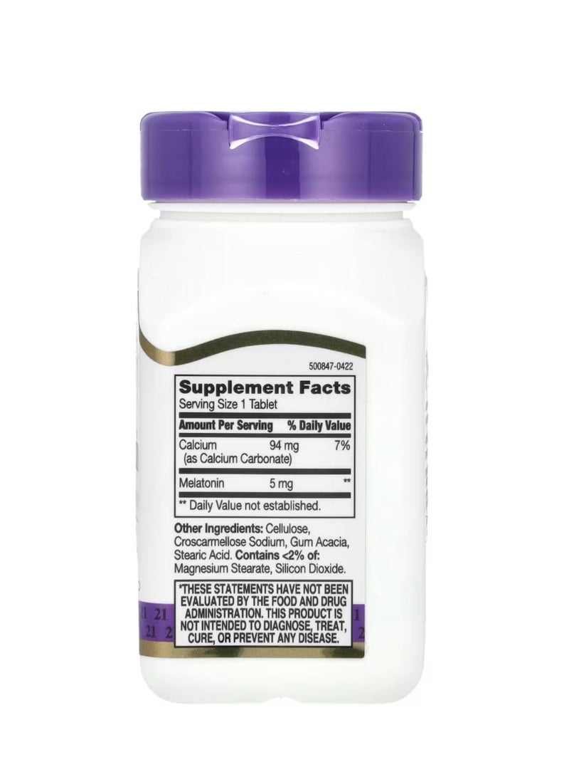 القرن الحادي والعشرون ميلاتونين 5 ملغ 120 قرصًا - Image 2