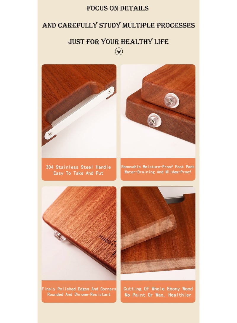 Sky View Wood Cutting Board for Kitchen 2.5 CM (1 Inch) Thick Butcher Block Cheese Charcuterie Board Charcuterie And Chopping Butcher Block for Meat 30 X 40 CM(11.8 X 15.75 Inch) - Image 3