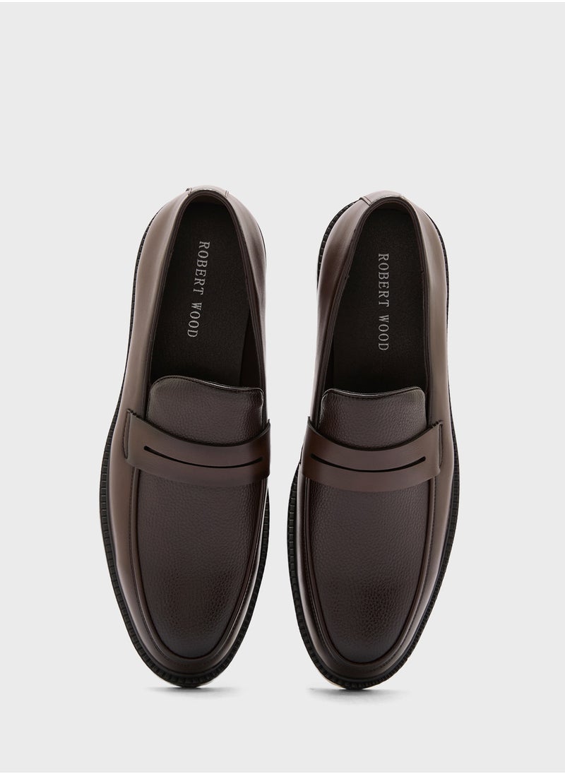 Robert Wood - Chunky Sole Formal Slip Ons - Image 1