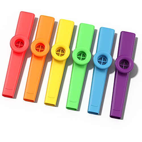 MUSCELL 36PCS Plastic Kazoo Bulk - Multi Colors, Party Favors, Operation Christmas Child Bulk Items, Kazoos Musical Instruments for Music Classroom and Events - Image 2