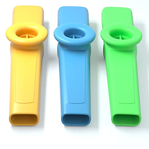 MUSCELL 36PCS Plastic Kazoo Bulk - Multi Colors, Party Favors, Operation Christmas Child Bulk Items, Kazoos Musical Instruments for Music Classroom and Events - Image 3