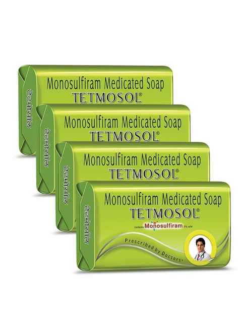 VEBAGA Tetmosol Monosulfiram Medicated Soap (Pack of 4)