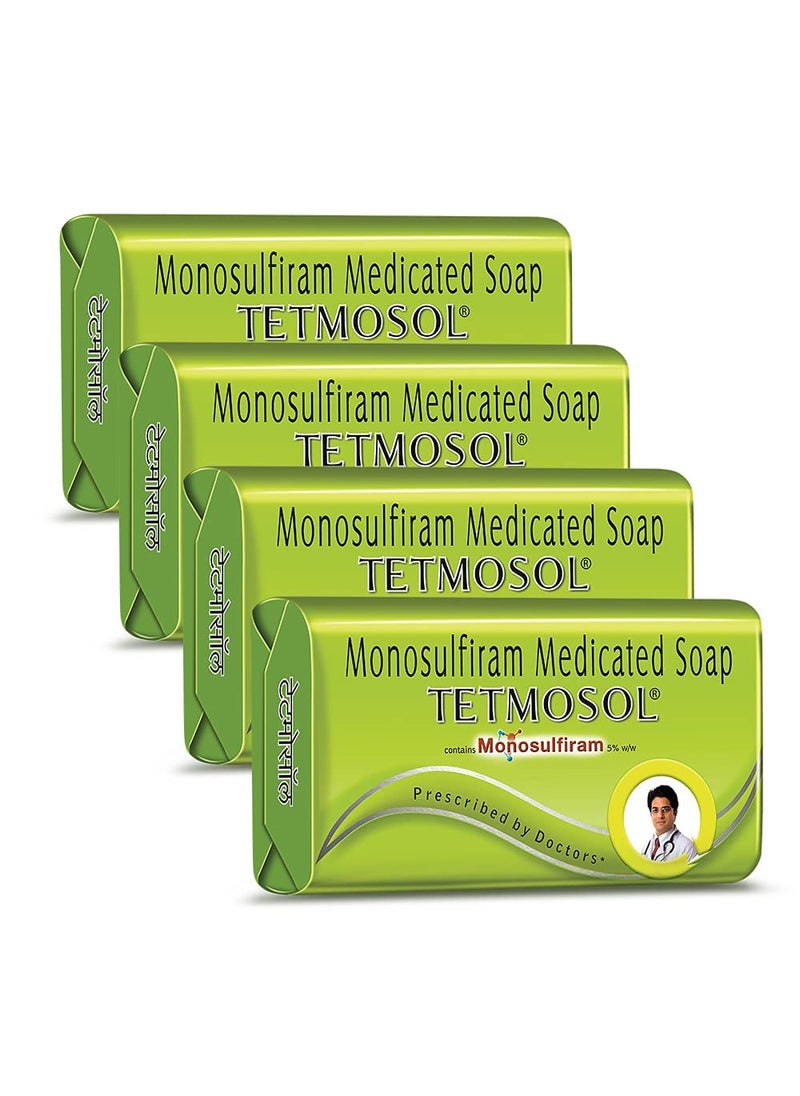 tetmosol VEBAGA Tetmosol Monosulfiram Medicated Soap (Pack of 4) 