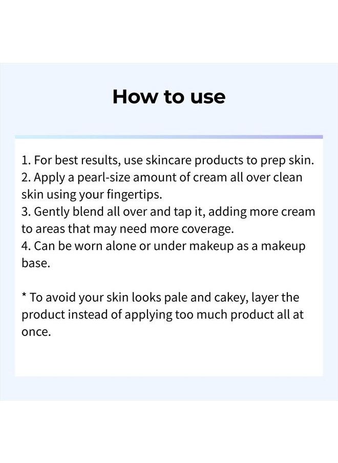 numbuzin No.1 Pure Glass Clean Tone Up | Brightening, Hyaluronic Acid, Glossy Finish, Tinted, Light Beige Color | 1.69 fl oz  - Image 5