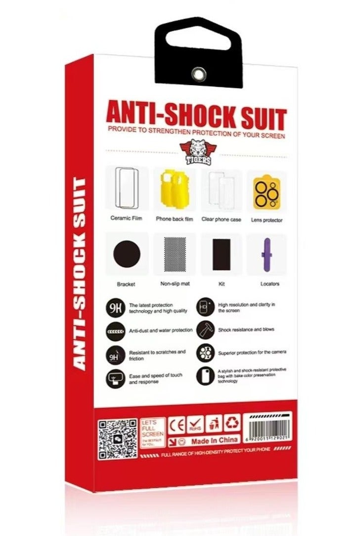 تايجرز بكج الحماية تايجرز المتكاملة 10 في 1 لحماية الجوال بالكامل لهاتف أبل ايفون 13 برو - Image 3