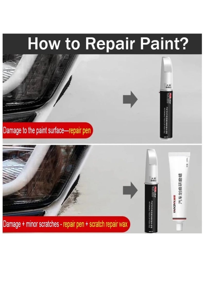 Fuji - Car Paint Repair Pen for Car Paint Fixer Scratch Repair Accessories Blue - Image 1
