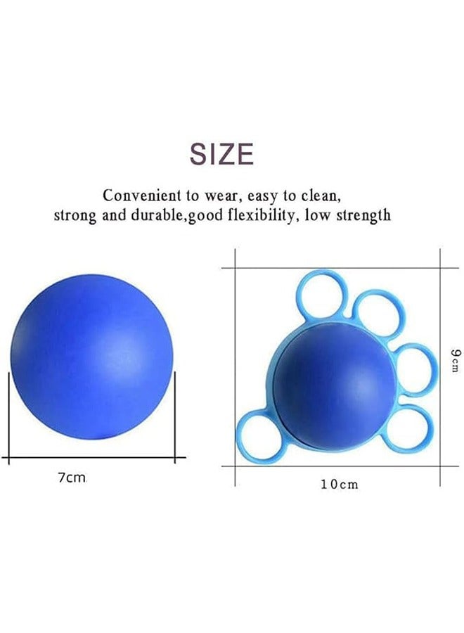 Hand Therapy Squeeze Exercise Stress Ball, Grip Strengthening, Improve Flexibility, for Adults and Kids Hand Strength Trainer Equipment - Image 4