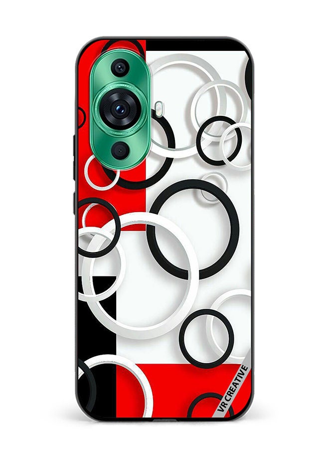 VR CREATIVE Protective Case Cover For Huawei nova 11 Colorful Circle Design  Multicolour - Image 1