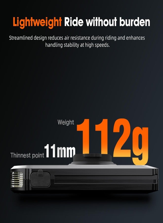 Cyclami Bike Light for Night Daytime Riding Compatible with Garmin Bike Computer 120 Lumen USB C Rechargeable Bike Headlight 5 Modes 5000mAh IPX6 Waterproof Bicycle Lights for Road Urban Biking - Image 5