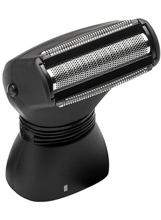 MANGROOMER Angroomer Back Hair Shaver Replacement Complete Attachment Head With Shock Absorber Neck And Smooth Shaving Foil  - Image 3