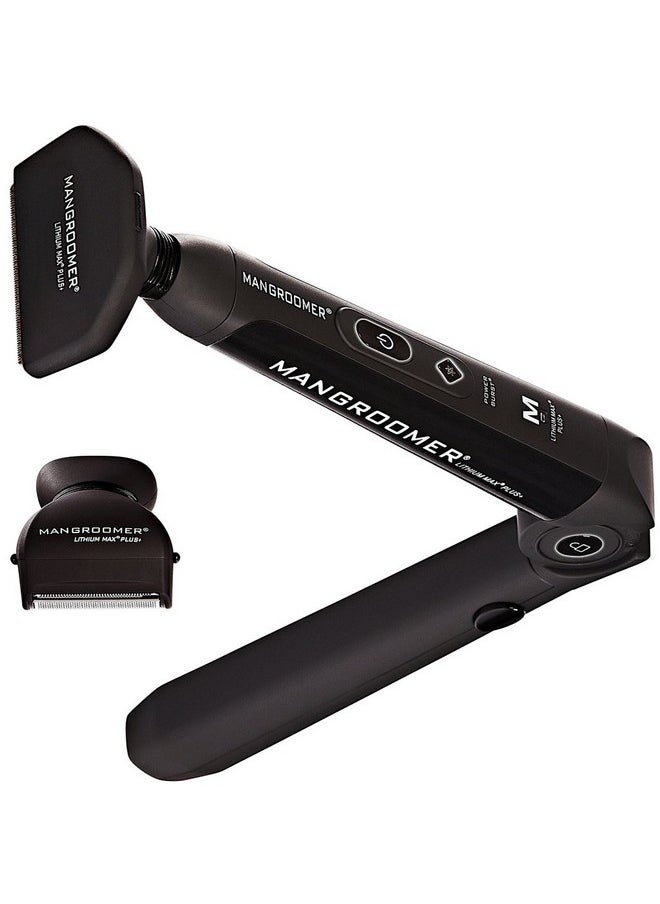 MANGROOMER Angroomer Back Hair Shaver Replacement Complete Attachment Head With Shock Absorber Neck And Smooth Shaving Foil  - Image 5