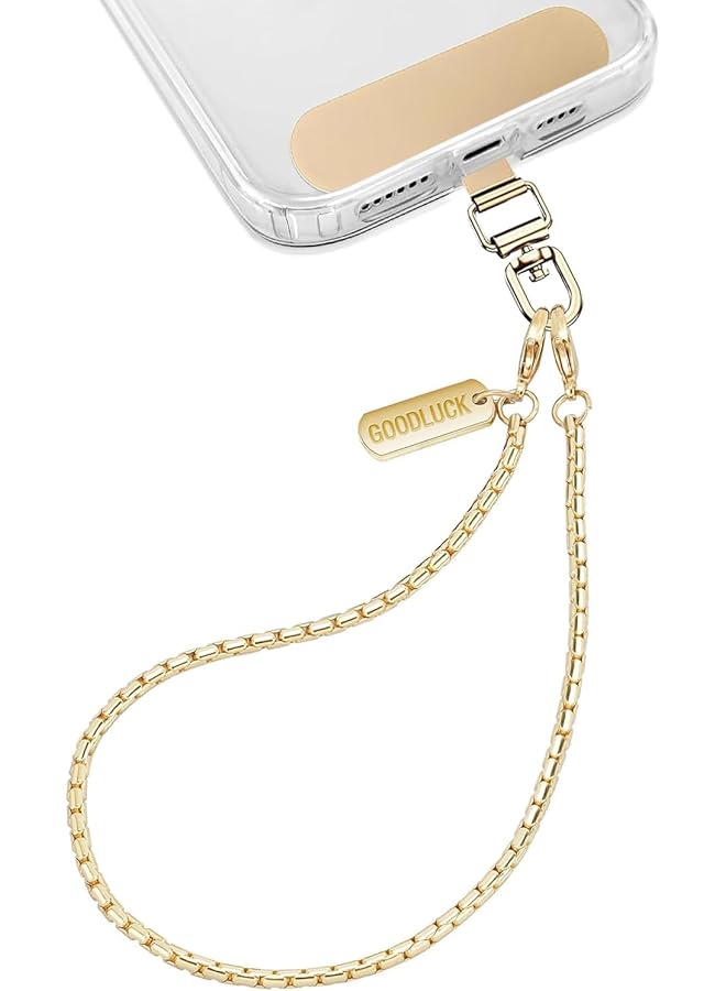 Green Tiger Phone Wrist Strap Metal Phone Chain Wristlet Strap Detachable iPhone Lanyard Wrist with Stainless Steel Tether Tab iPhone Charm strap For Women girls Shopping Traveling Party Walking, One Size - Image 1