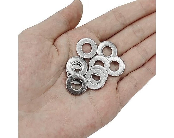 TheMujtaba (M10) Flat Washer, Zinc Plated Finish Flat Washers For Bolt Screw Suitable for Factories Repair, Kitchens, Shops, and Outdoor Construction by Bolt Dropper (150) - Image 4