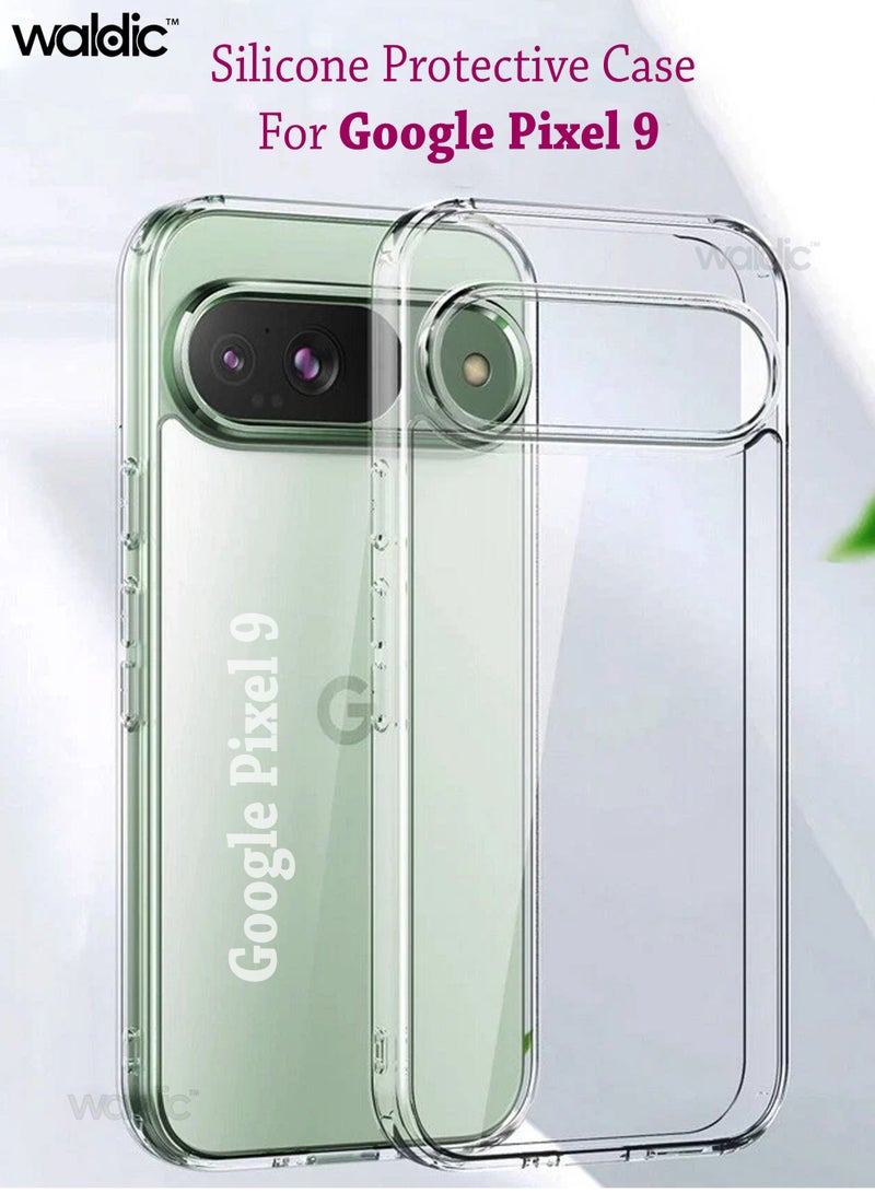 ولديك جراب سيليكون لهاتف Google Pixel 9 | غطاء سيليكون فاخر مصمم خصيصًا لهاتف Google Pixel 9 | جراب Google Pixel 9 مع حماية من الكاميرا والسقوط، غطاء خلفي رفيع واقٍ لهاتف Google Pixel 9 - شفاف - Image 1